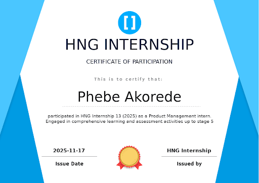 Product Management Internship